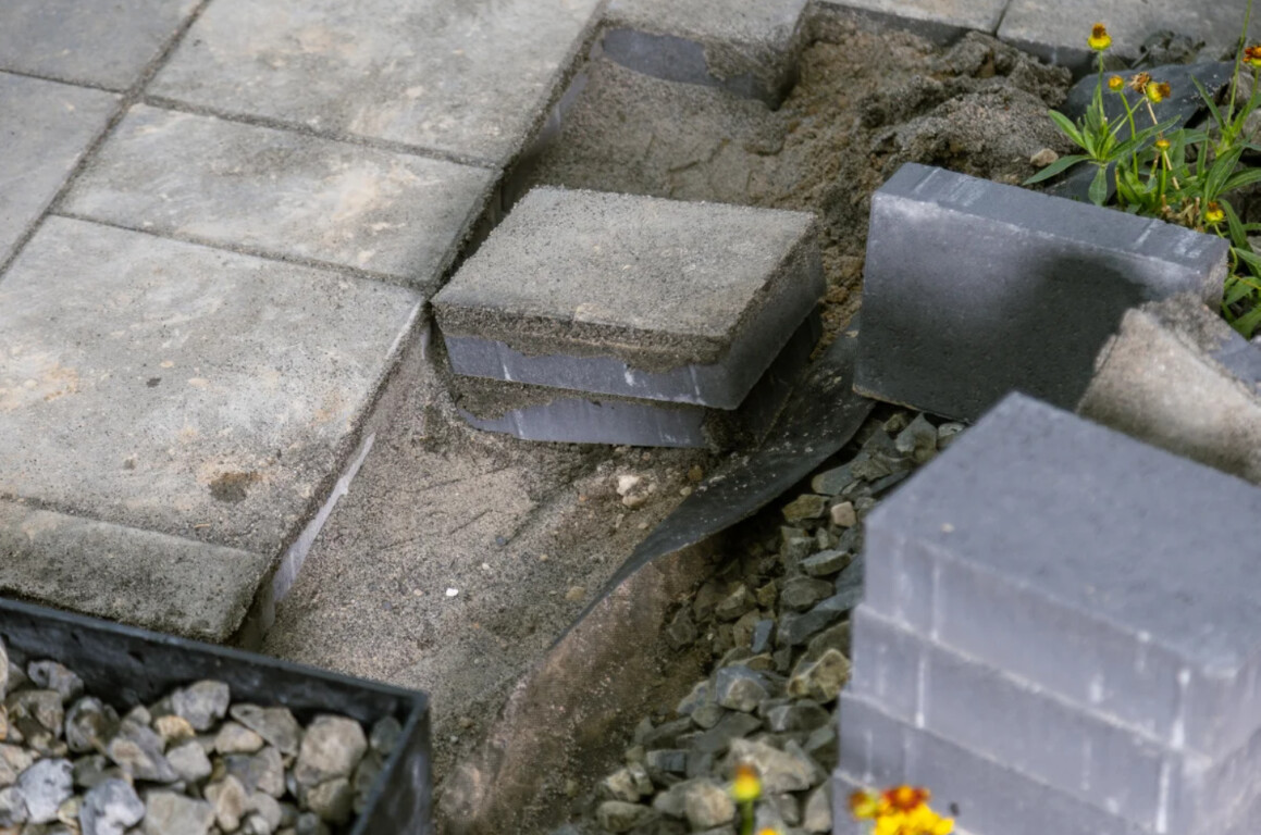 Damaged concrete and paver repair services in Edinburg Texas